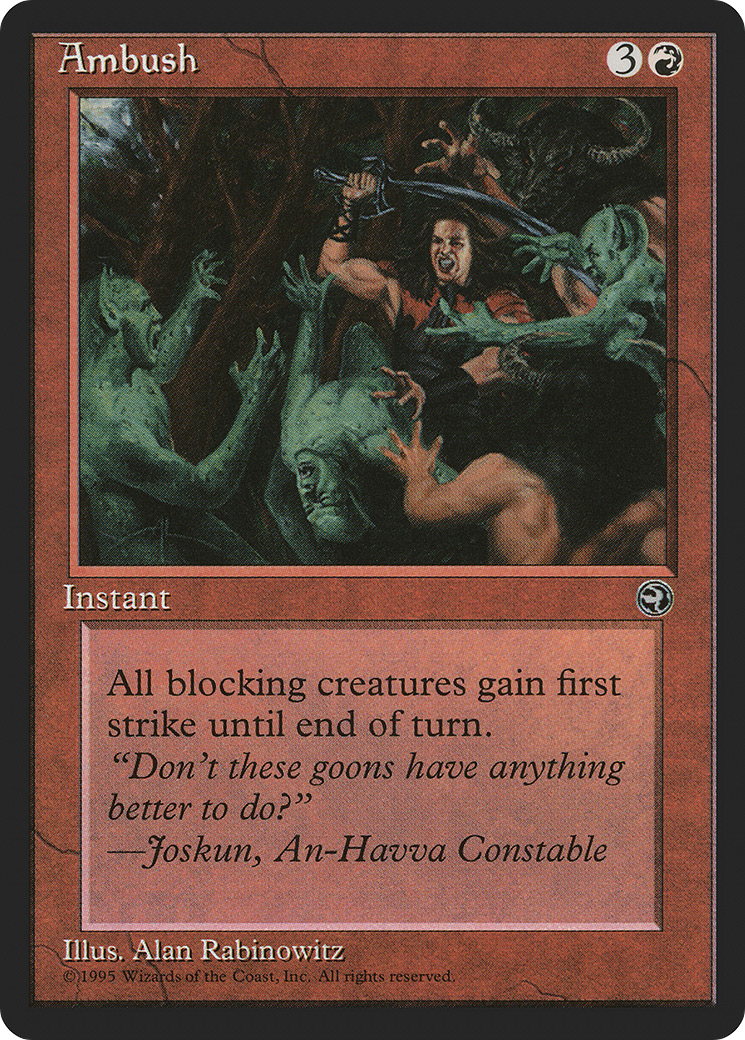 Ambush (HML-062) [Homelands] MTG Single Wizards of the Coast