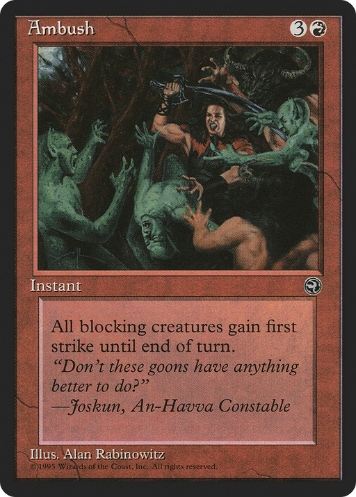 Ambush (HML-062) [Homelands] MTG Single Wizards of the Coast