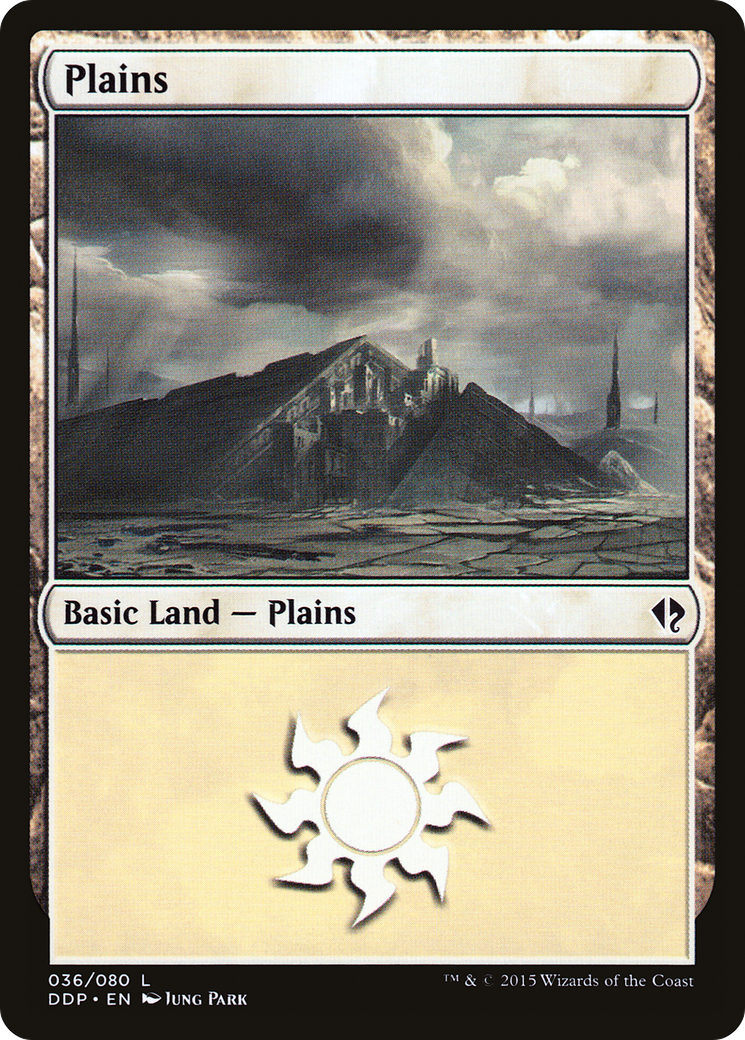 Plains (036) (DDP-036) [Misc] Duel Decks: Zendikar vs. Eldrazi MTG Single Wizards of the Coast