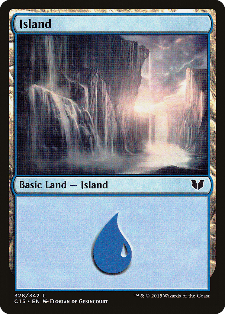 Island (C15-328) [Commander 2015] MTG Single Wizards of the Coast