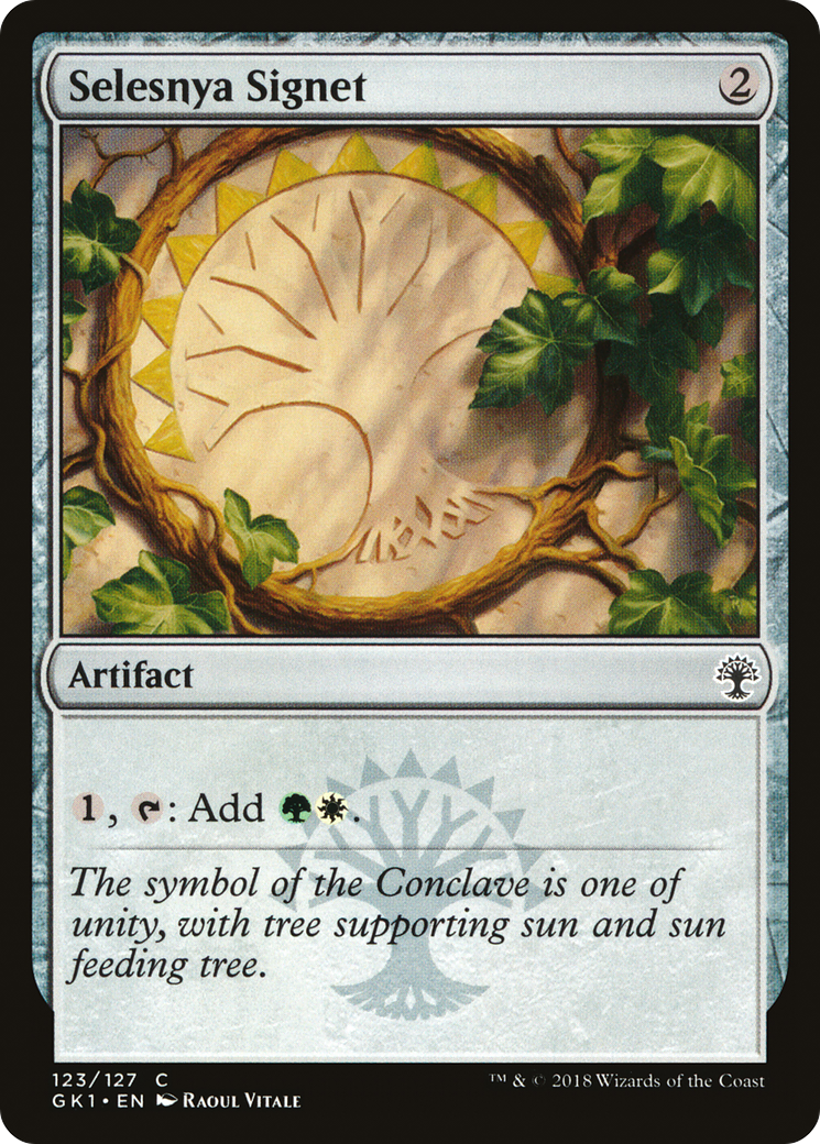 Selesnya Signet (GR1-123) [Misc] GRN Guild Kit MTG Single Wizards of the Coast