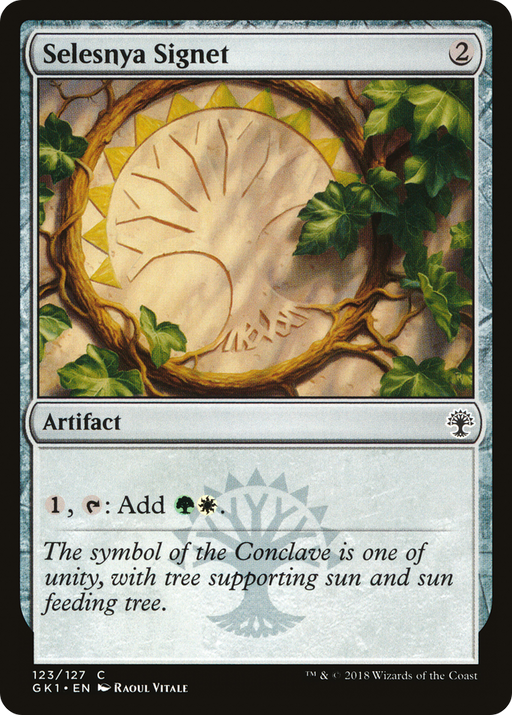 Selesnya Signet (GR1-123) [Misc] GRN Guild Kit MTG Single Wizards of the Coast