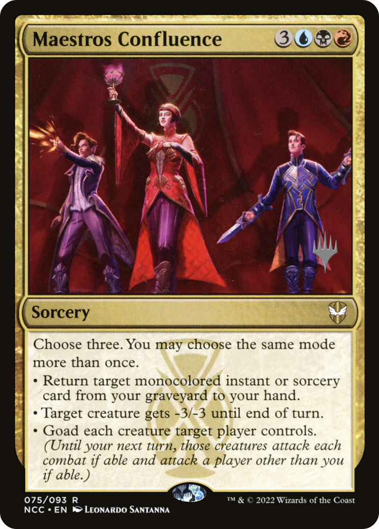 Maestros Confluence (PPSNC-75P) [New Capenna Commander Promos] Foil MTG Single Wizards of the Coast