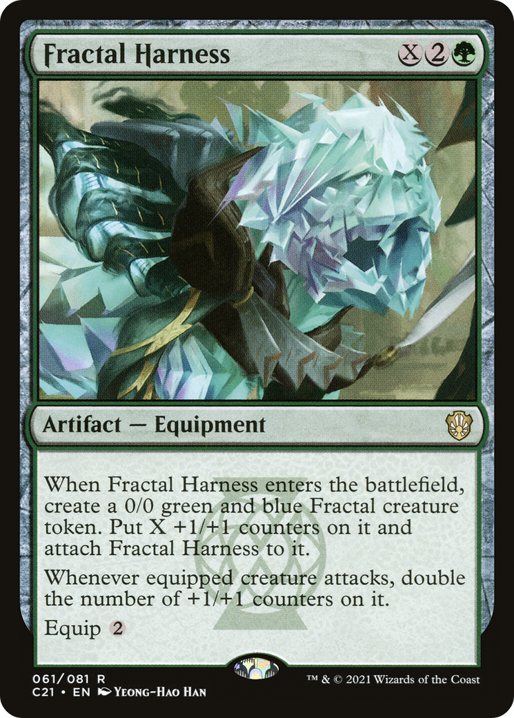Fractal Harness (C21-061) [Commander 2021] MTG Single Wizards of the Coast