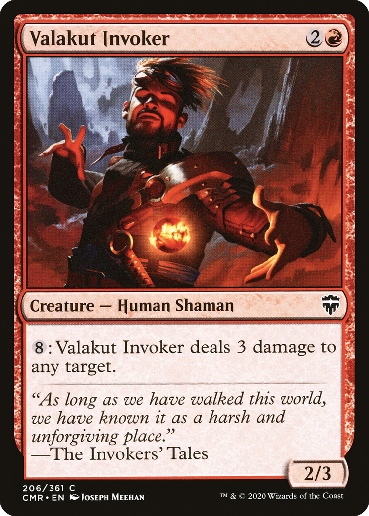 Valakut Invoker (CMR-206) [Commander Legends] MTG Single Wizards of the Coast