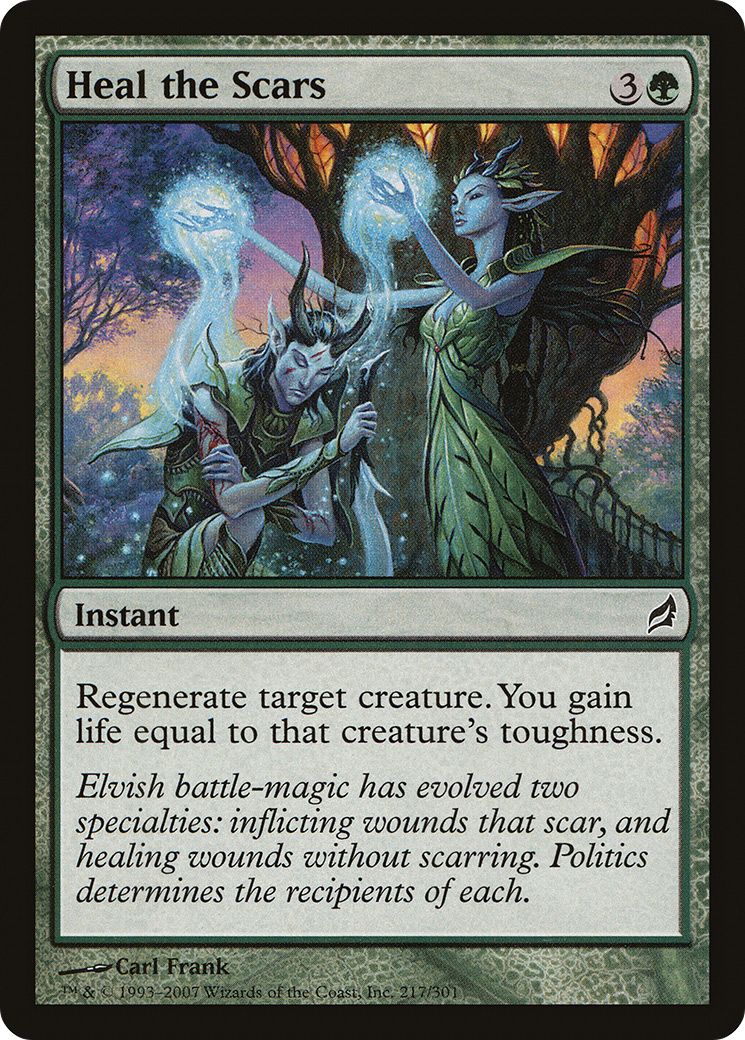 Heal the Scars (LRW-217) [Lorwyn] Foil MTG Single Wizards of the Coast