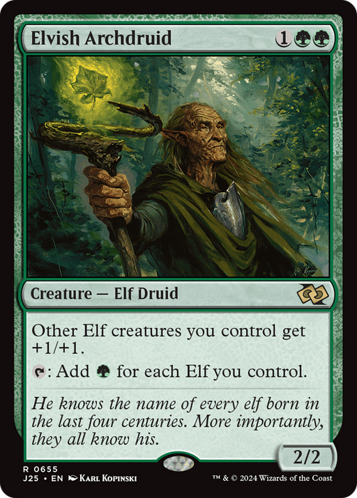Elvish Archdruid (J25-655) [Foundations Jumpstart] MTG Single Wizards of the Coast