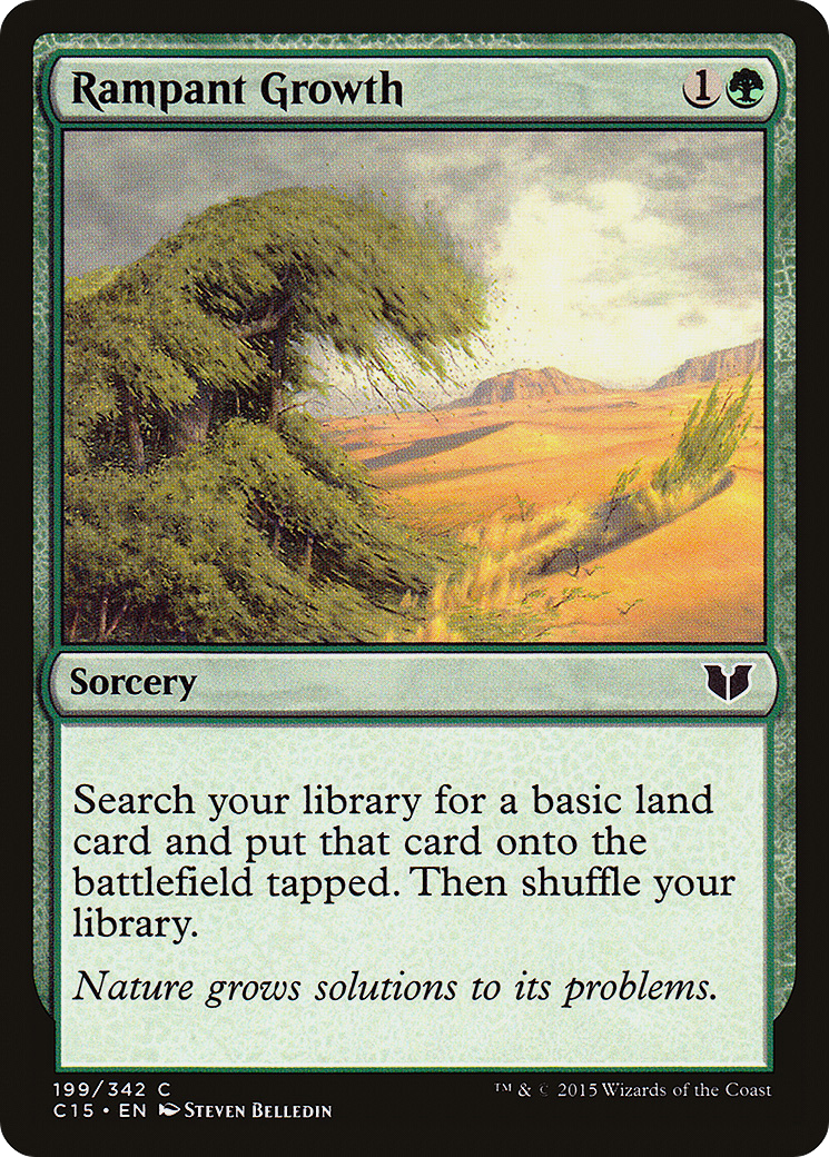 Rampant Growth (C15-199) [Commander 2015] MTG Single Wizards of the Coast