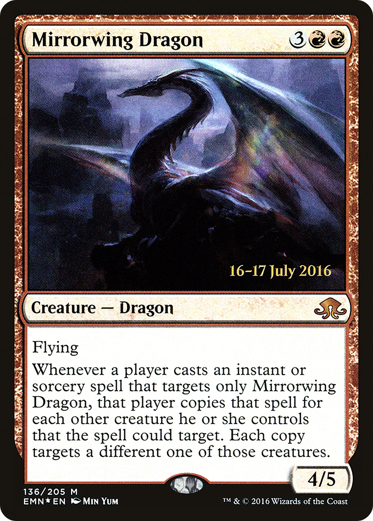 Mirrorwing Dragon (PRE-136) [Eldritch Moon Promos] Foil MTG Single Wizards of the Coast