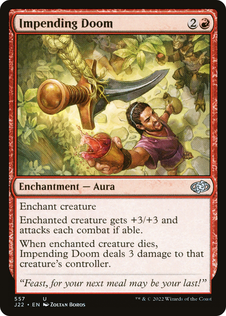 Impending Doom (J22-557) [Jumpstart 2022] MTG Single Wizards of the Coast