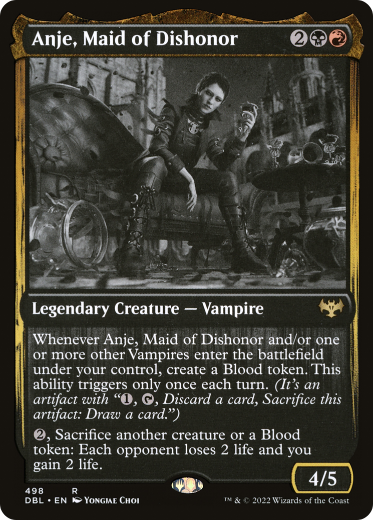 Anje, Maid of Dishonor (DBL-498) [Innistrad: Double Feature] Foil MTG Single Wizards of the Coast