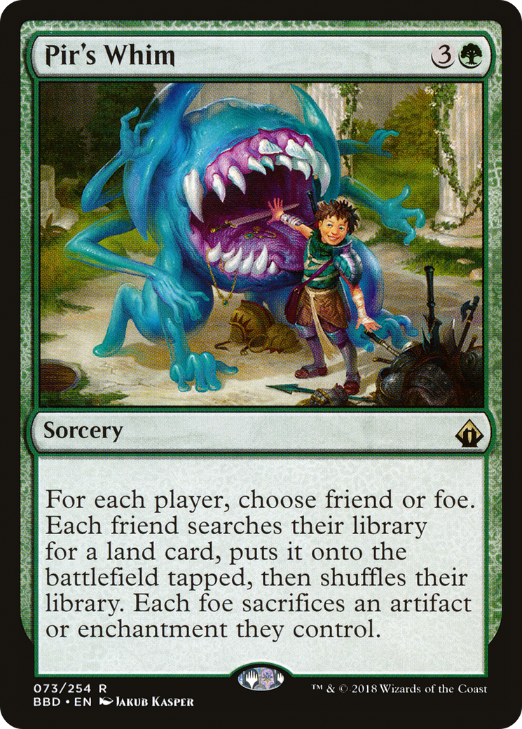 Pir's Whim (BBD-073) [Battlebond] Foil MTG Single Wizards of the Coast