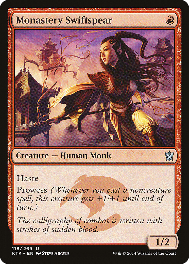 Monastery Swiftspear (KTK-118) [Khans of Tarkir] MTG Single Wizards of the Coast