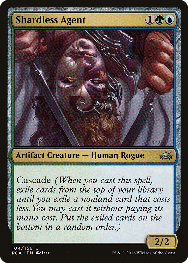 Shardless Agent (PCA-104) [Misc] Planechase Anthology MTG Single Wizards of the Coast