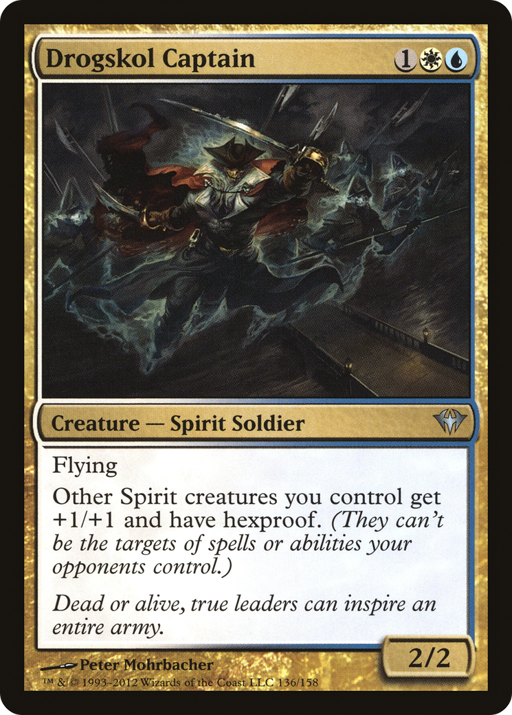 Drogskol Captain (DKA-136) [Dark Ascension] Foil MTG Single Wizards of the Coast