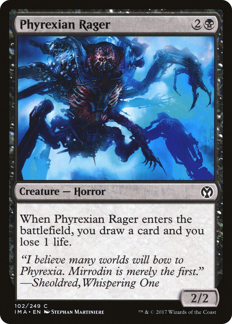Phyrexian Rager (IMA-102) [Iconic Masters] MTG Single Wizards of the Coast