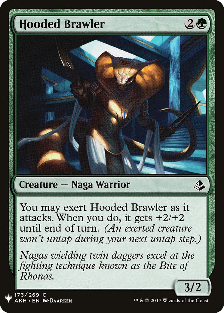 Hooded Brawler (LIST-173) [Mystery Booster] The List MTG Single Wizards of the Coast