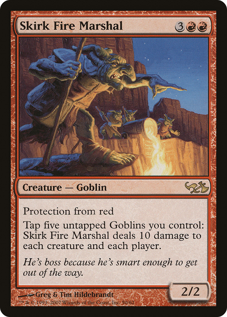 Skirk Fire Marshal (EVG-050) [Misc] Duel Decks: Elves vs. Goblins MTG Single Wizards of the Coast