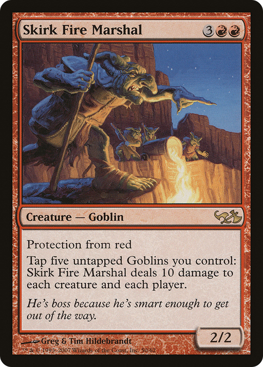 Skirk Fire Marshal (EVG-050) [Misc] Duel Decks: Elves vs. Goblins MTG Single Wizards of the Coast