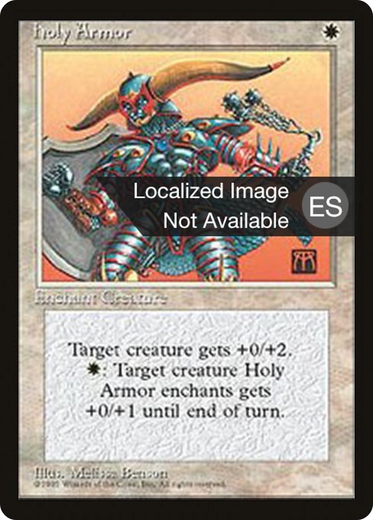 Holy Armor (4BB-029) [Fourth Edition Foreign Black Border] MTG Single Wizards of the Coast
