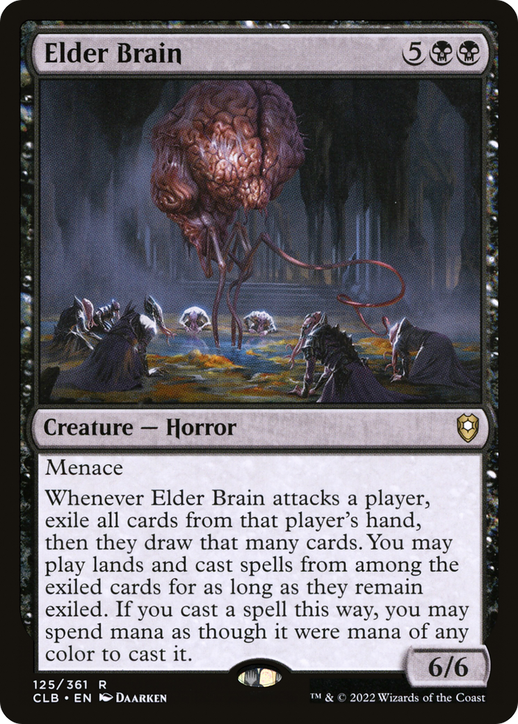 Elder Brain (CLB-125) [Commander Legends: Battle for Baldur's Gate] Foil MTG Single Wizards of the Coast
