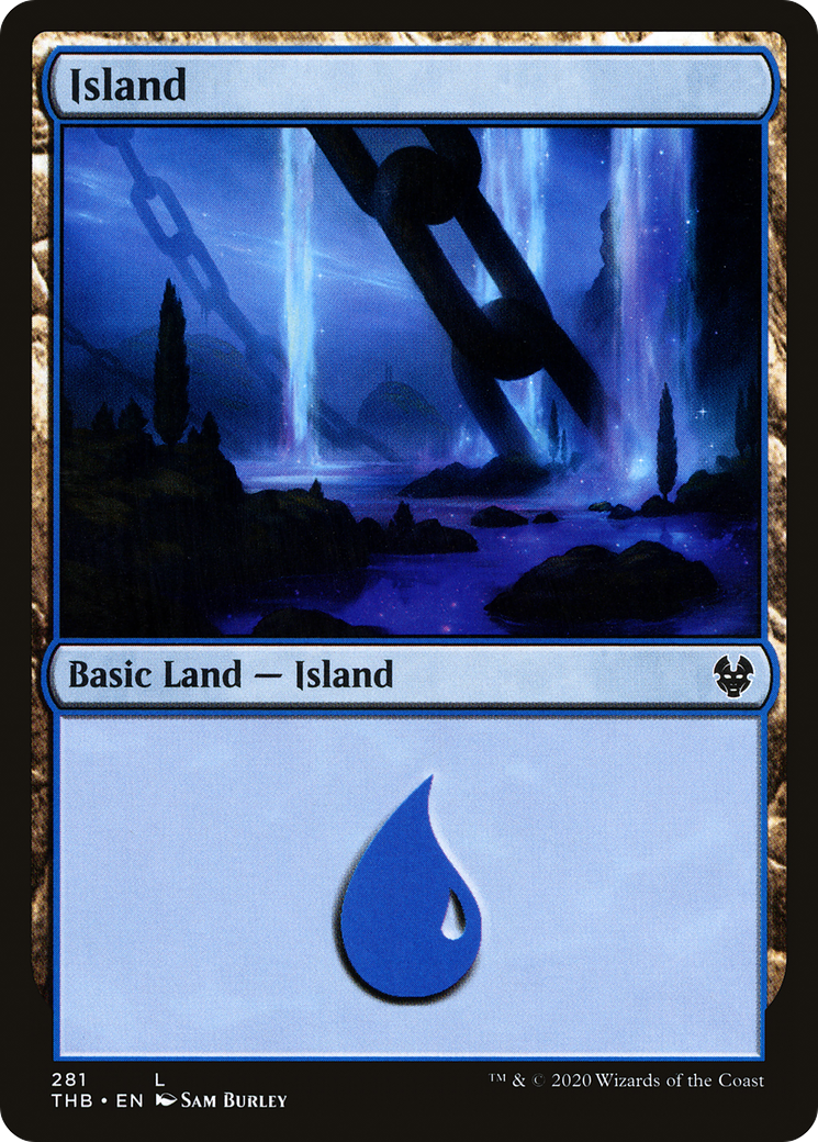Island (THB-281) [Theros Beyond Death] MTG Single Wizards of the Coast