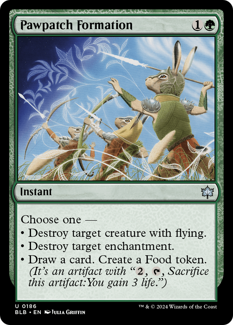 Pawpatch Formation (BLB-186) [Bloomburrow] MTG Single Wizards of the Coast