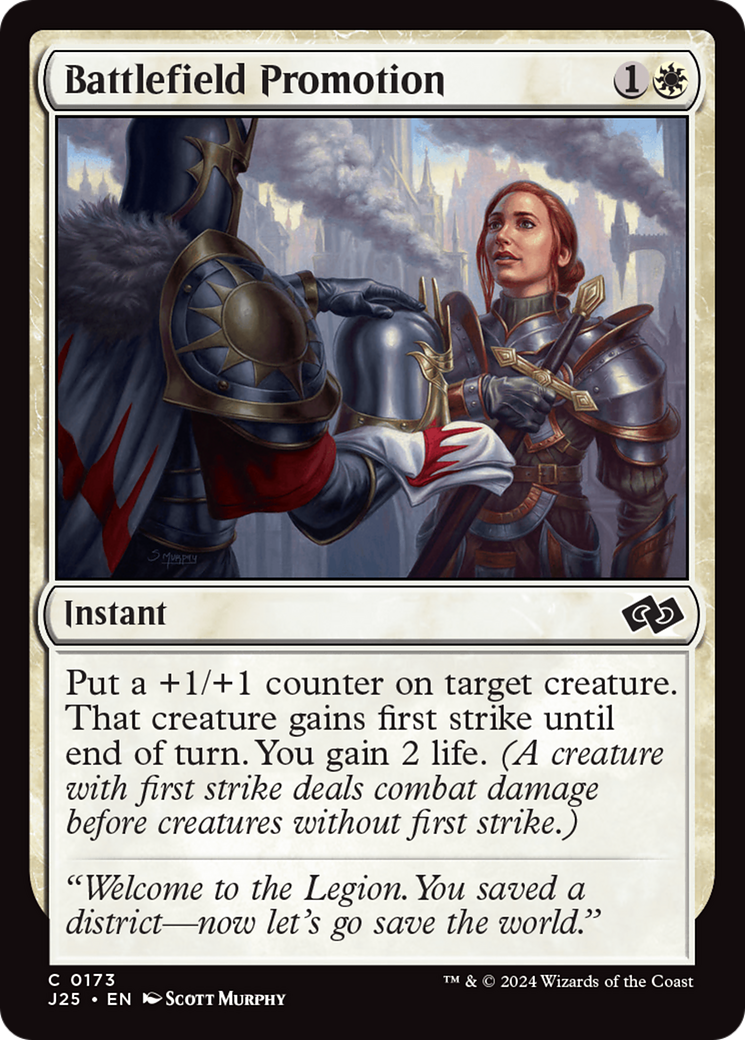 Battlefield Promotion (J25-173) [Foundations Jumpstart] MTG Single Wizards of the Coast