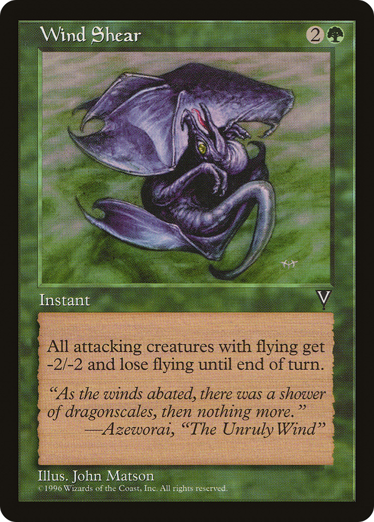 Wind Shear (VIS-125) [Visions] MTG Single Wizards of the Coast