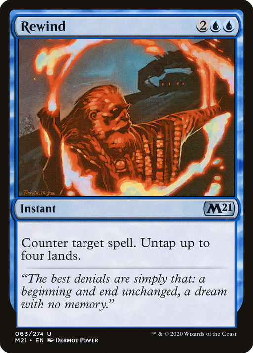 Rewind (M21-063) [Core Set 2021] MTG Single Wizards of the Coast
