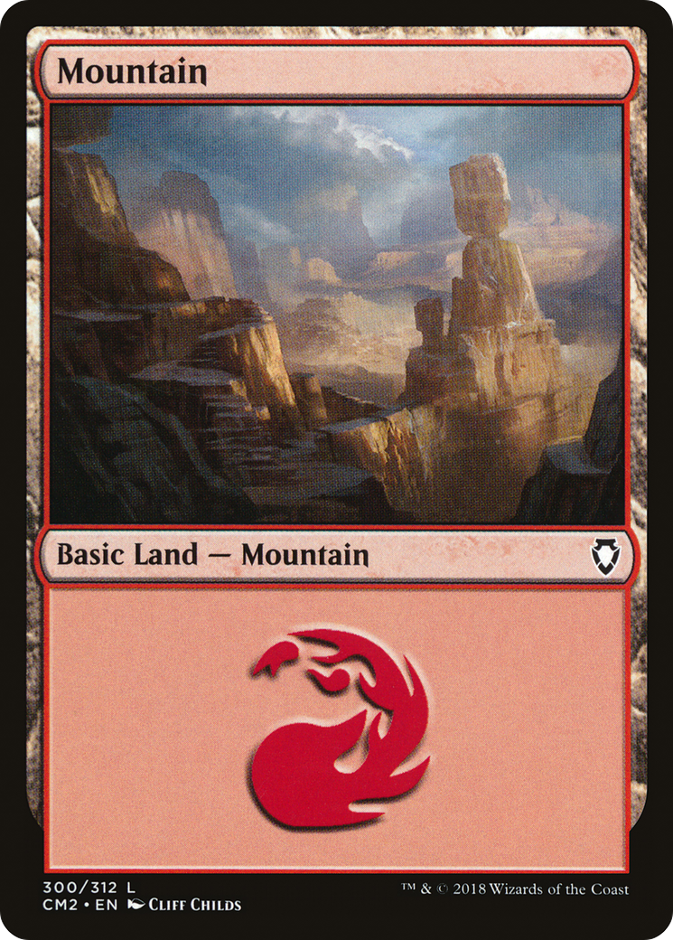 Mountain (CM2-300) [Commander Anthology Volume II] MTG Single Wizards of the Coast