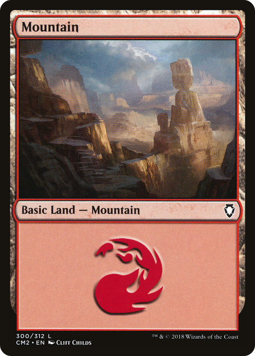 Mountain (CM2-300) [Commander Anthology Volume II] MTG Single Wizards of the Coast
