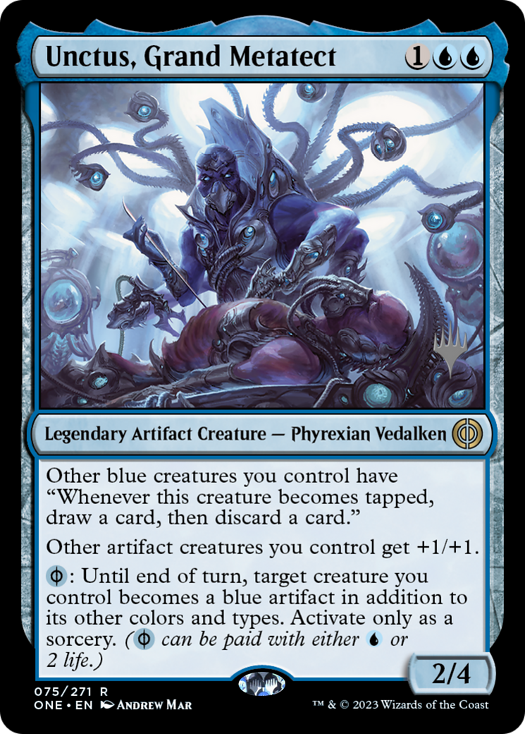 Unctus, Grand Metatect (PPONE-75P) [Phyrexia: All Will Be One Promos] MTG Single Wizards of the Coast