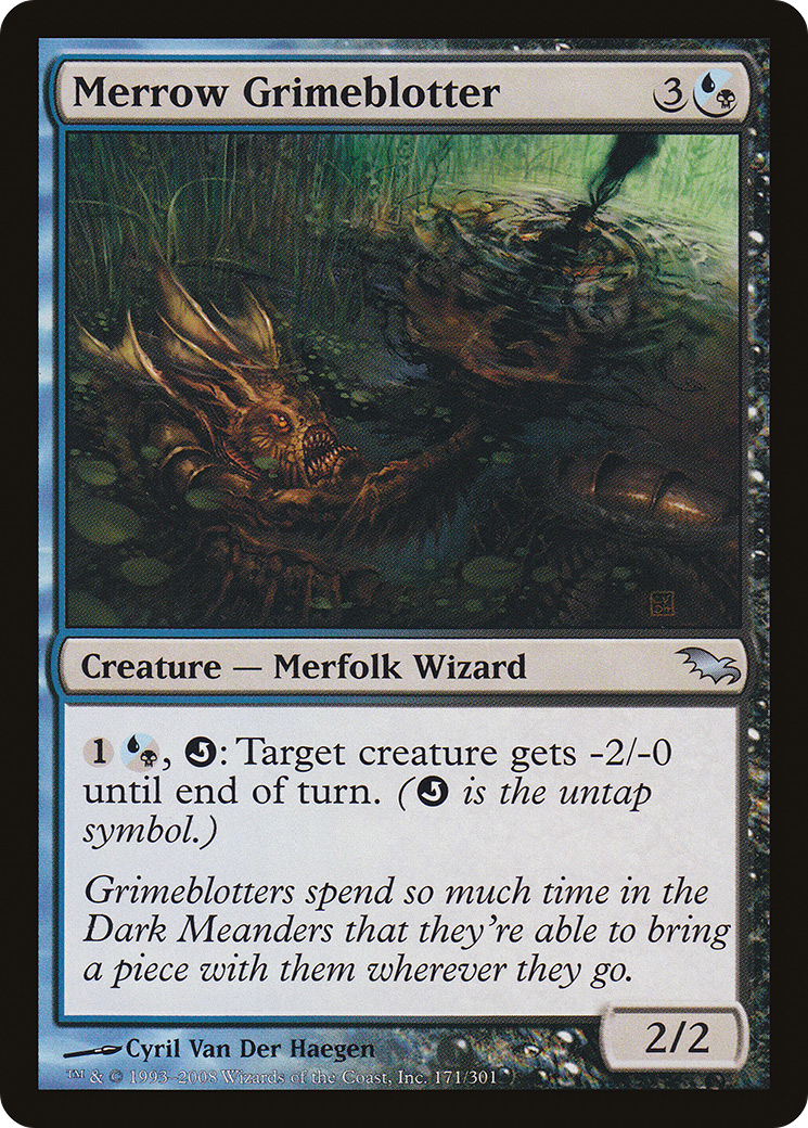 Merrow Grimeblotter (SHM-171) [Shadowmoor] MTG Single Wizards of the Coast