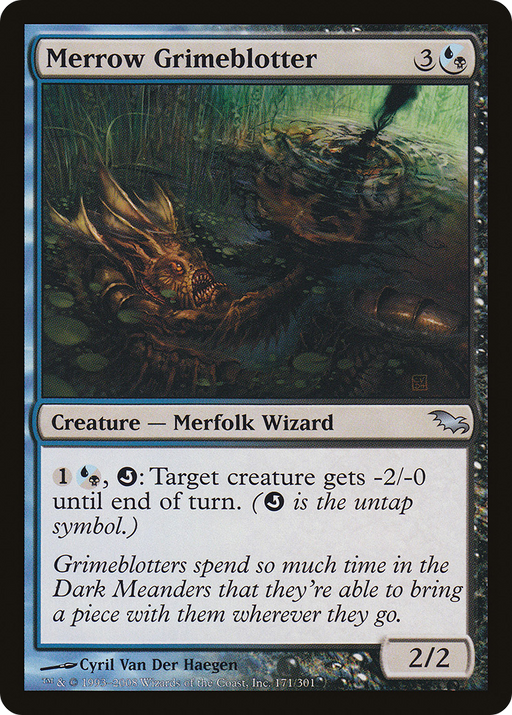 Merrow Grimeblotter (SHM-171) [Shadowmoor] MTG Single Wizards of the Coast