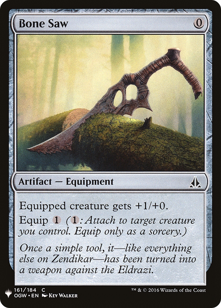 Bone Saw (LIST-OGW-161) [Mystery Booster] The List MTG Single Wizards of the Coast