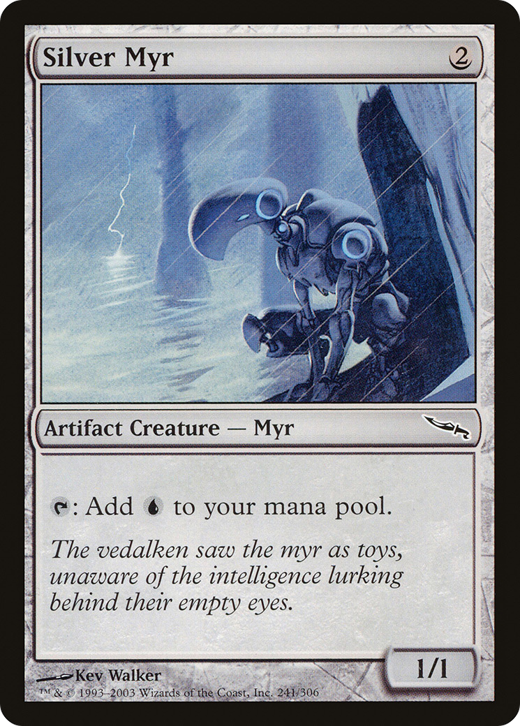Silver Myr (MRD-241) [Mirrodin] MTG Single Wizards of the Coast