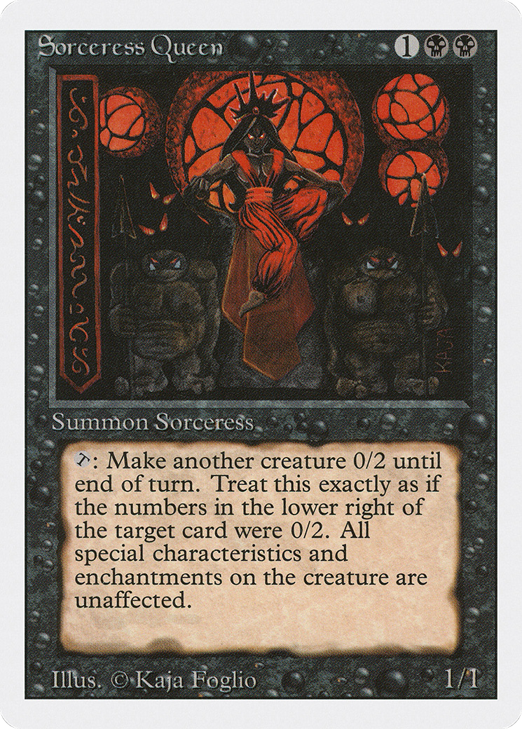 Sorceress Queen (3ED-131) [Revised Edition] MTG Single Wizards of the Coast