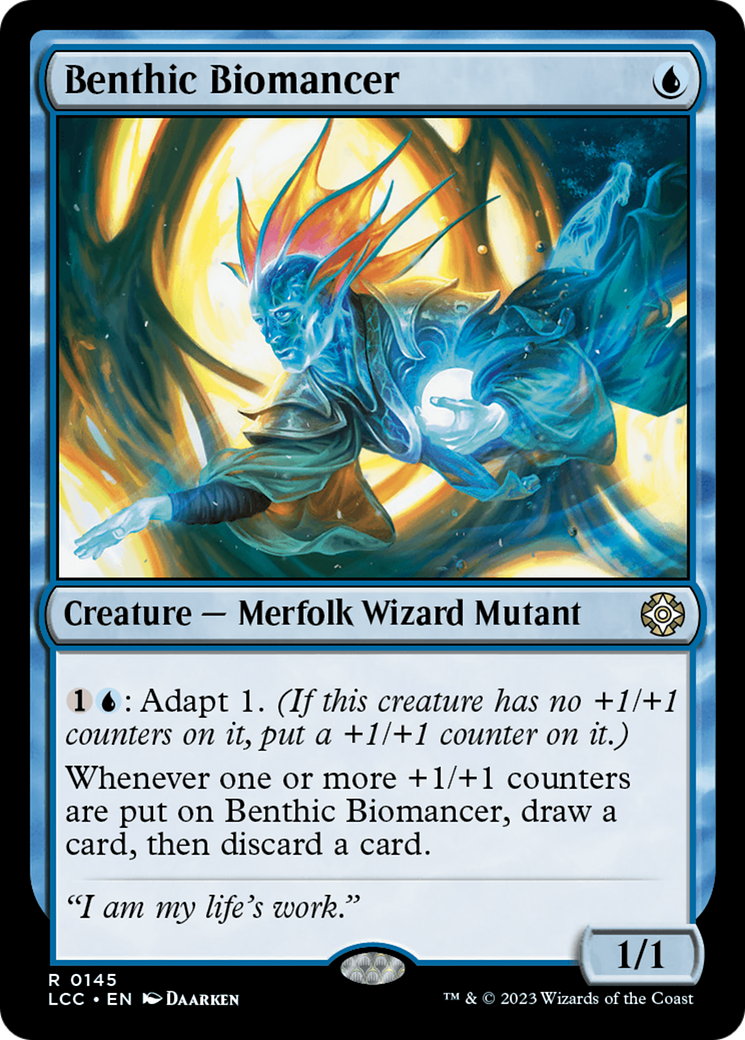 Benthic Biomancer (LCC-145) [The Lost Caverns of Ixalan Commander] MTG Single Wizards of the Coast