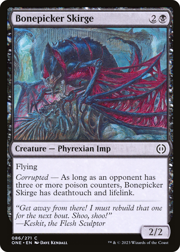Bonepicker Skirge (ONE-086) [Phyrexia: All Will Be One] MTG Single Wizards of the Coast