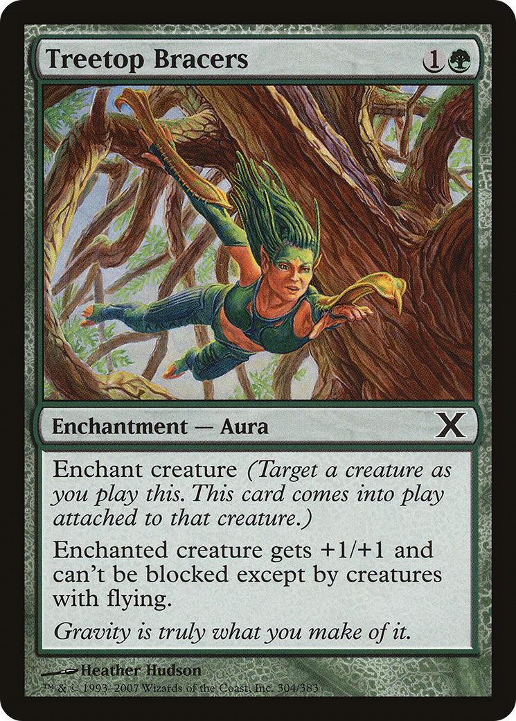 Treetop Bracers (10E-304) [Tenth Edition] MTG Single Wizards of the Coast