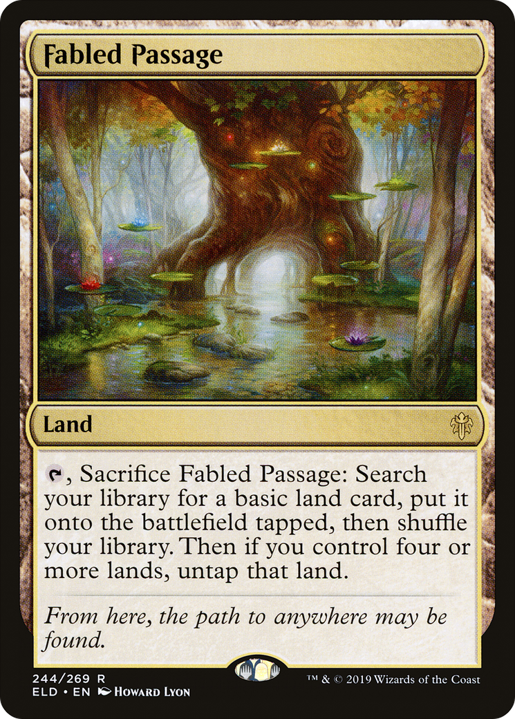 Fabled Passage (ELD-244) [Throne of Eldraine] MTG Single Wizards of the Coast