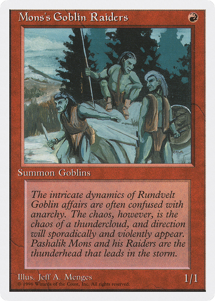 Mons's Goblin Raiders (2PS-) [Misc] Introductory Two-Player Set MTG Single Wizards of the Coast
