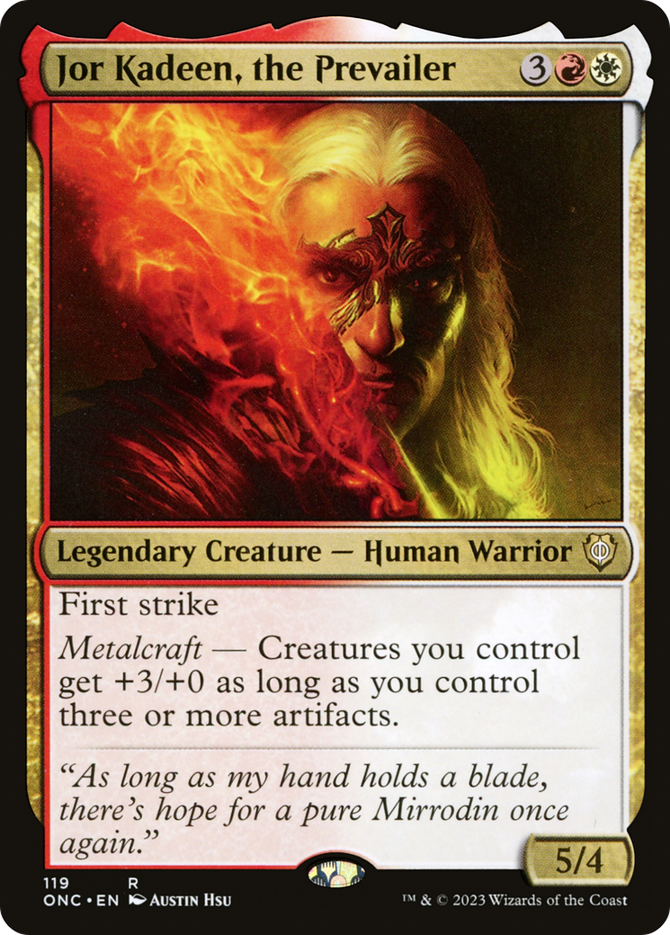Jor Kadeen, the Prevailer (ONC-119) [Phyrexia: All Will Be One Commander] MTG Single Wizards of the Coast