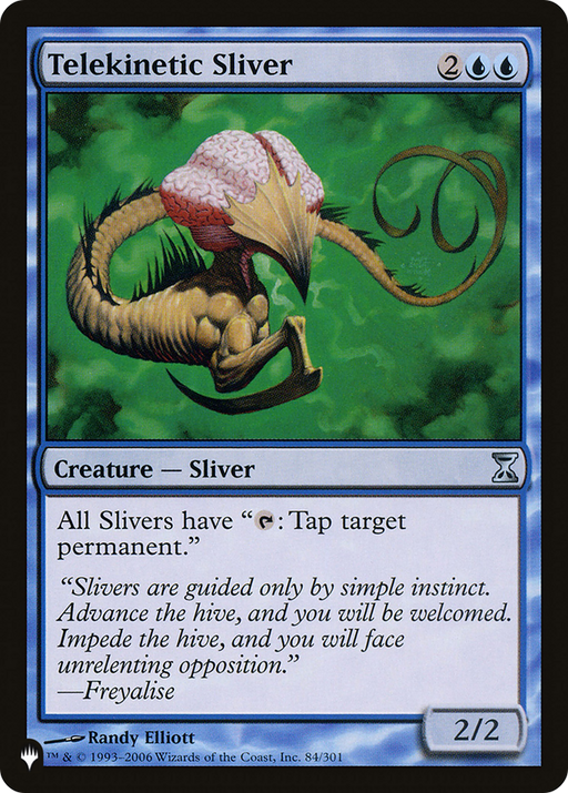 Telekinetic Sliver (LIST-TSP-84) [Mystery Booster] The List MTG Single Wizards of the Coast