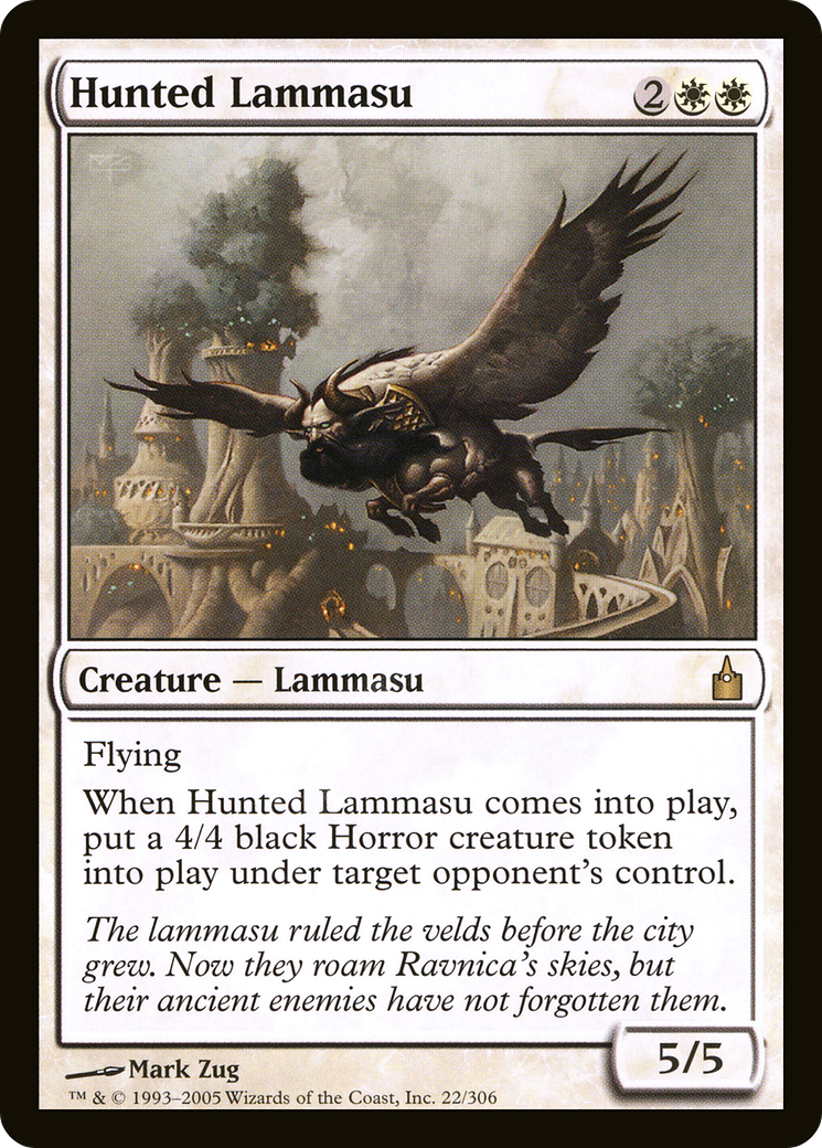 Hunted Lammasu (RAV-022) [Ravnica: City of Guilds] MTG Single Wizards of the Coast
