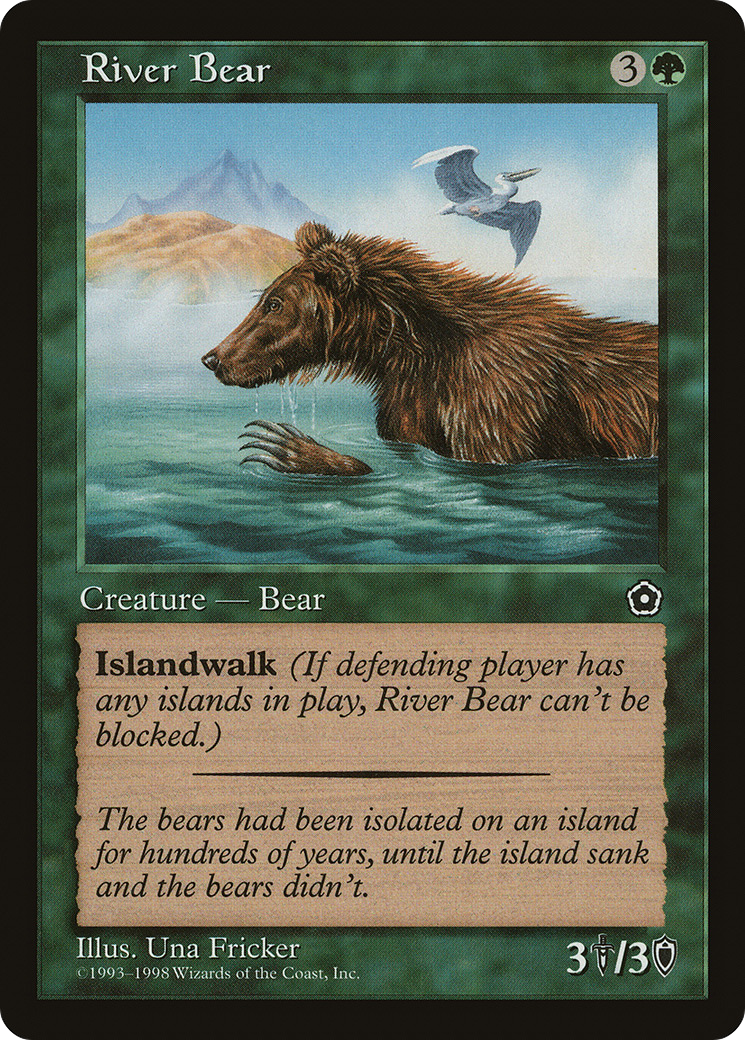 River Bear (P02-144) [Misc] Portal Second Age MTG Single Wizards of the Coast