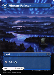 Hengegate Pathway (KHM-293) [Kaldheim] (Showcase) (Borderless) Foil MTG Single Wizards of the Coast
