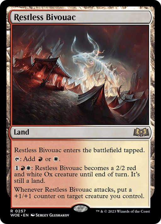Restless Bivouac (WOE-257) [Wilds of Eldraine] MTG Single Wizards of the Coast
