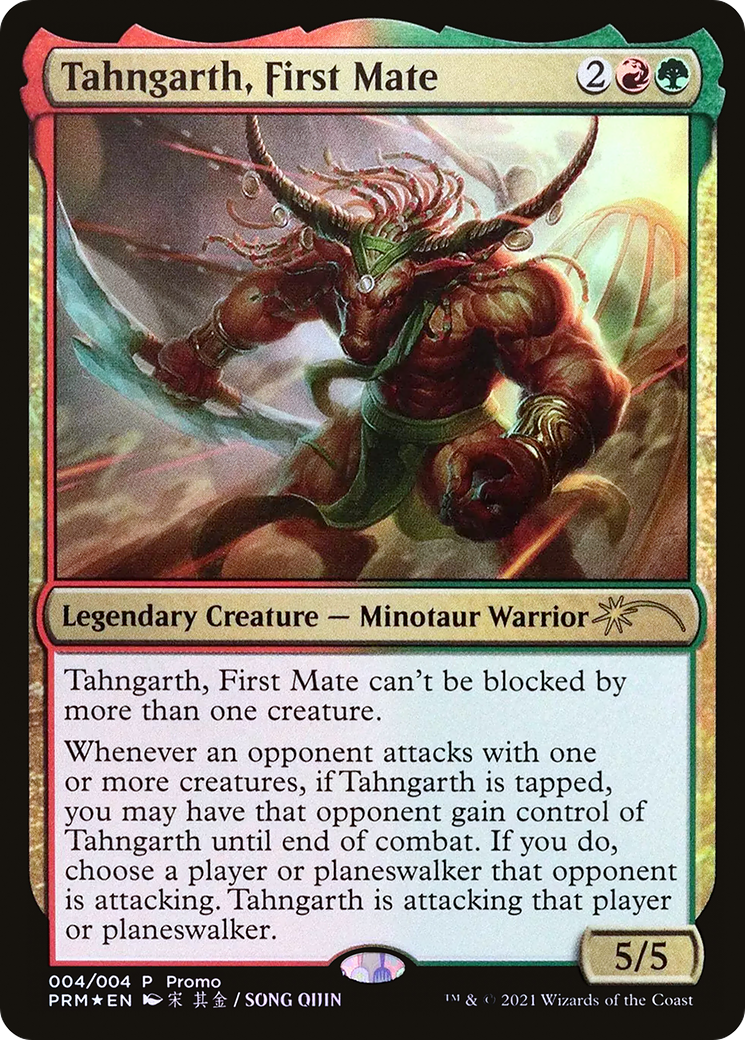 Tahngarth, First Mate (UMP-004) [Misc] Year of the Ox 2021 Foil MTG Single Wizards of the Coast